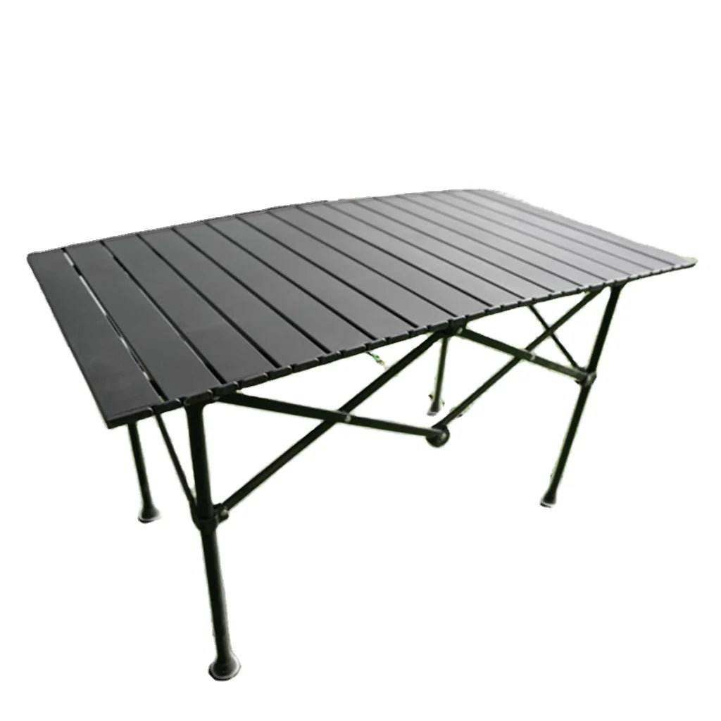 Lightweight Stainless Steel Foldable Camping Table for Outdoor Adventures Picnics Gym Use Exteriors
