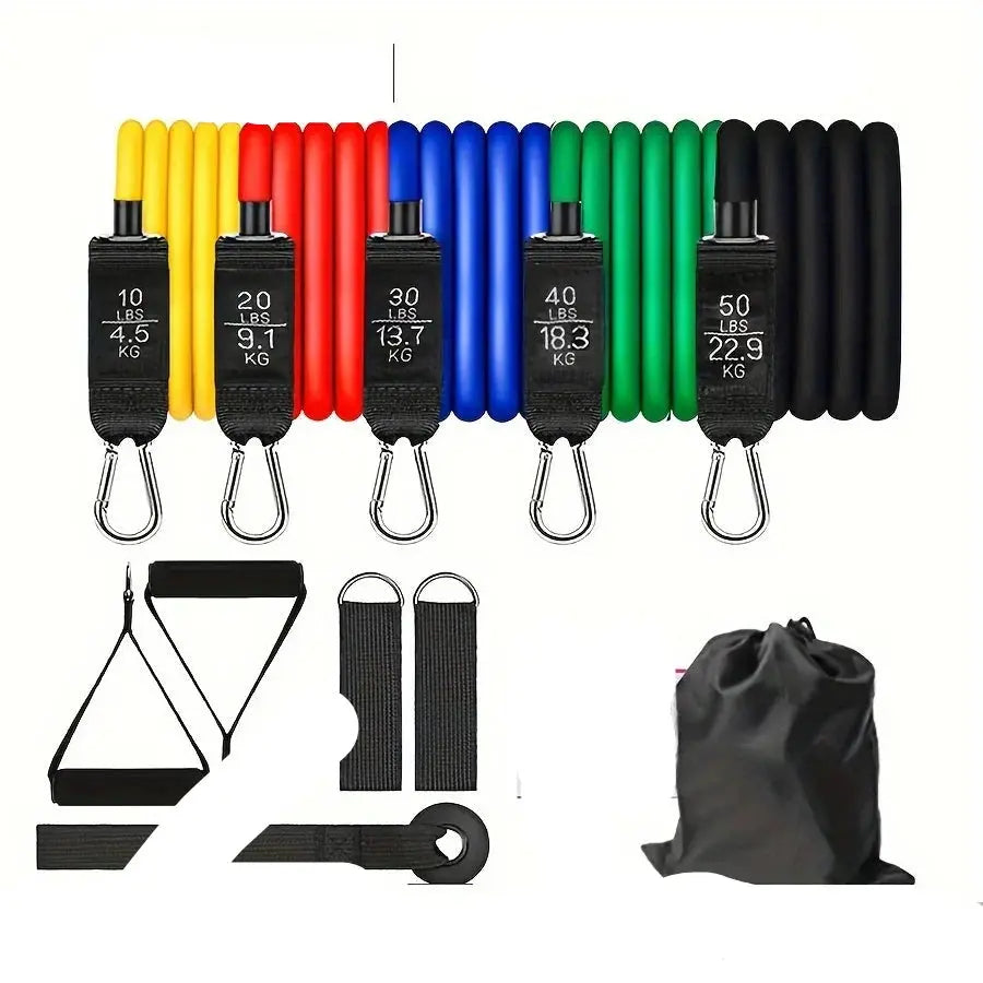 Resistance Band Set for Yoga, Pilates, & Fitness