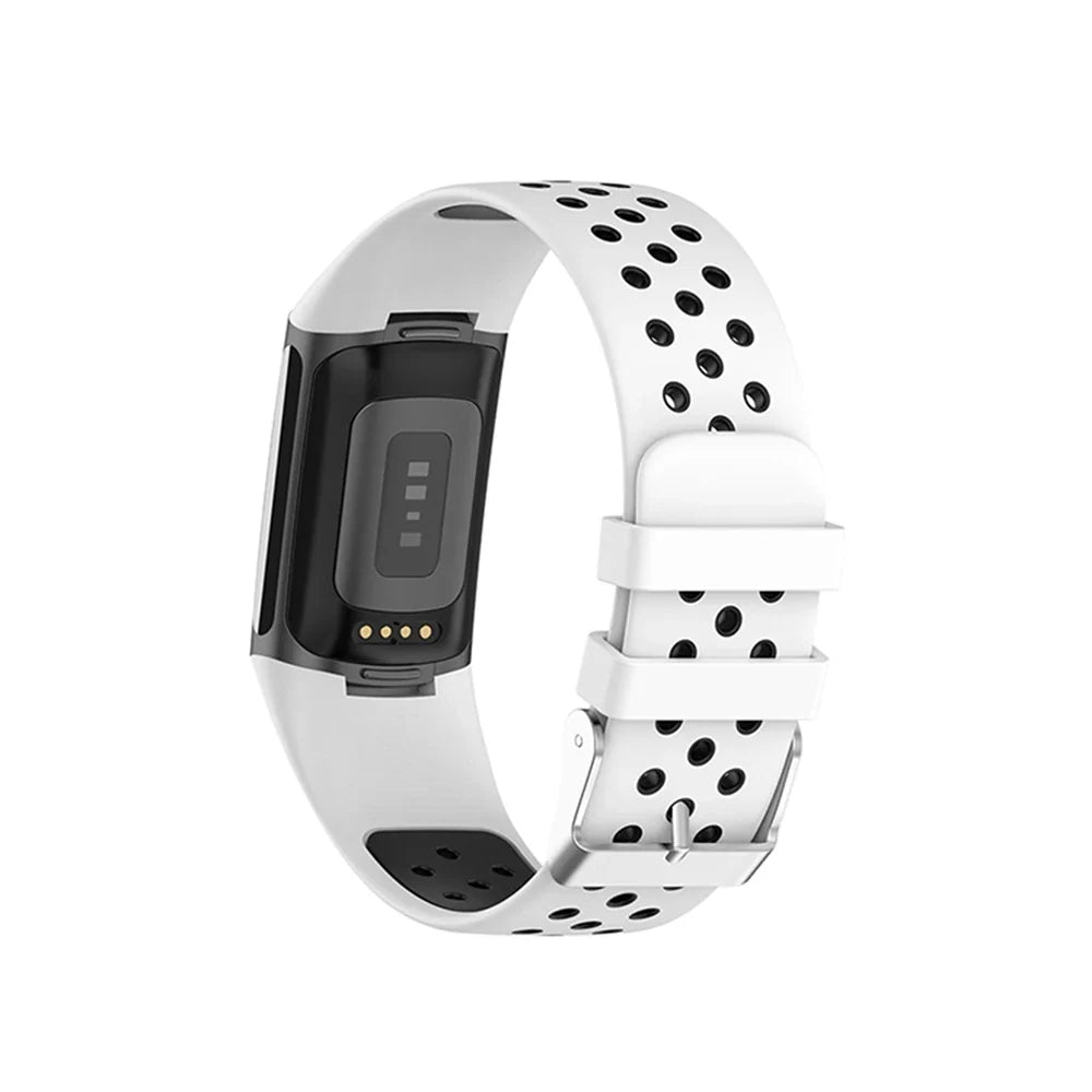 Fitbit Charge 5 6 Silicone Strap - Breathable Sport Band