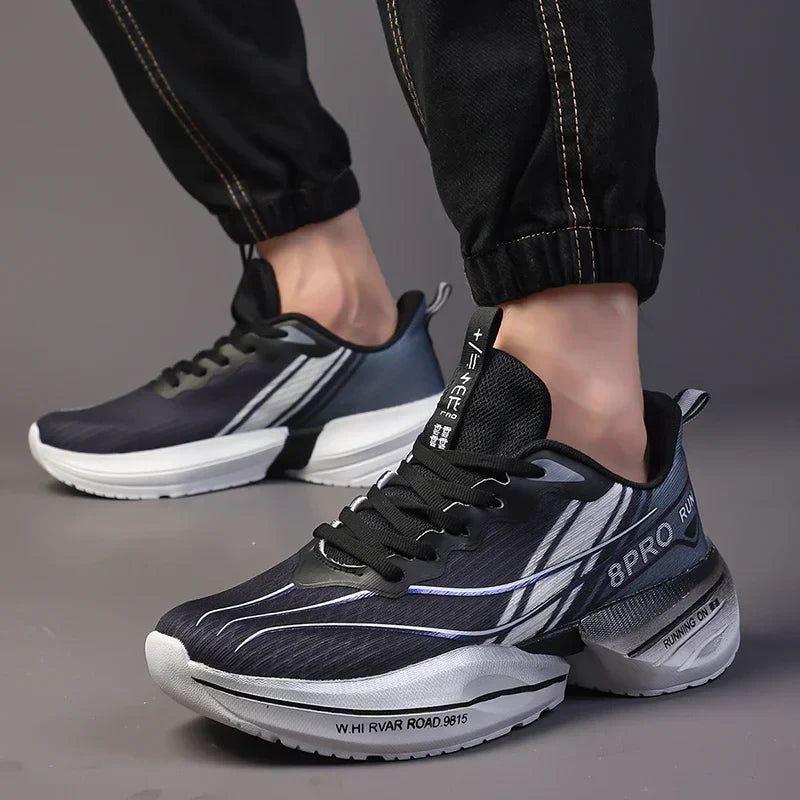 Men's Tennis Shoes Designer Fashionable Carbon Plate Sports Shoes Outdoor Soft Soled Mesh High Quality Running Shoes skateboard