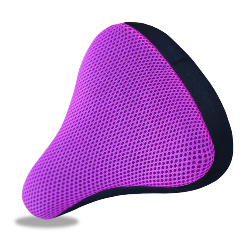 Soft, Breathable Bike Seat: 3D Silicone Cushion