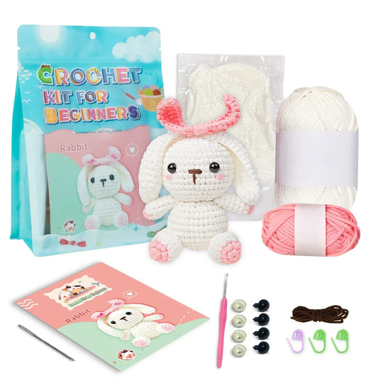 Dulce Conejita - Kit de Ganchillo Kawaii para Principiantes