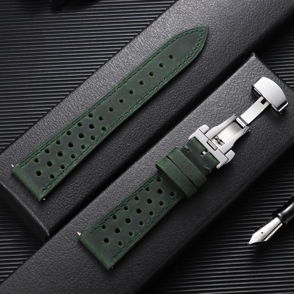 COROS PACE & APEX Perforated Racing Leather Band