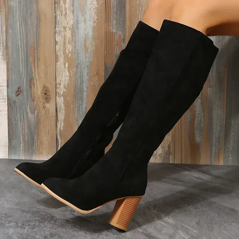 Cozy and Chic: Winter Western Knee High Boots