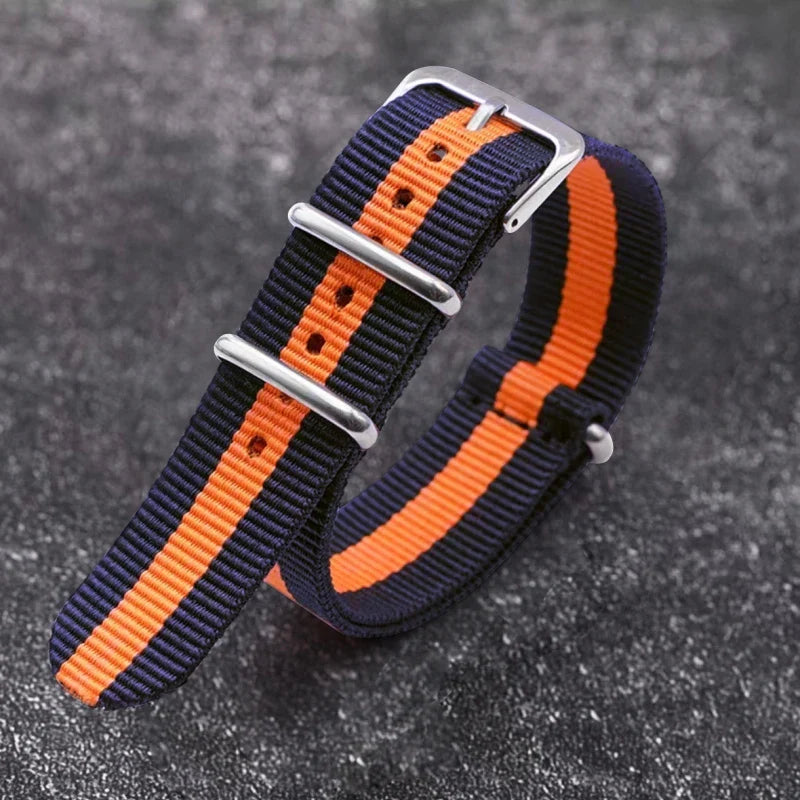 Motorola Moto Nylon Watch Band Universal Canvas Weave Wristband Loop Strap