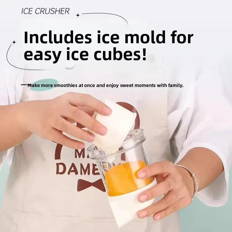 Automatic Ice Shavers Mini Electric Ice Crusher for Outdoor Camping New Shaved Ice Milkshake Maker Household Shaved Ice Machine