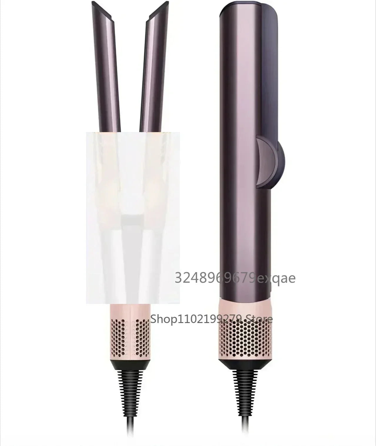 2-in-1 Hair Straightener and Dryer Combo - Negative Ion Heating Flat Iron for Quick, Long - Lasting Hair Styling at Home，salon