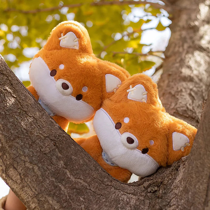 Peluche de zorro de cola grande