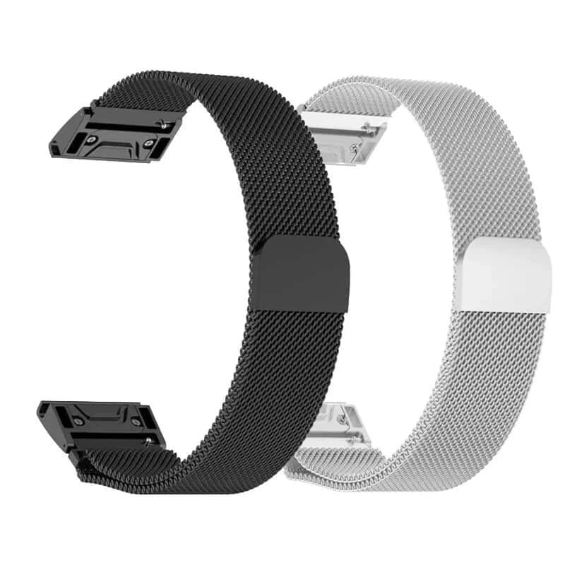Garmin QuickFit 22/26mm Magnetic Milanese Mesh Band