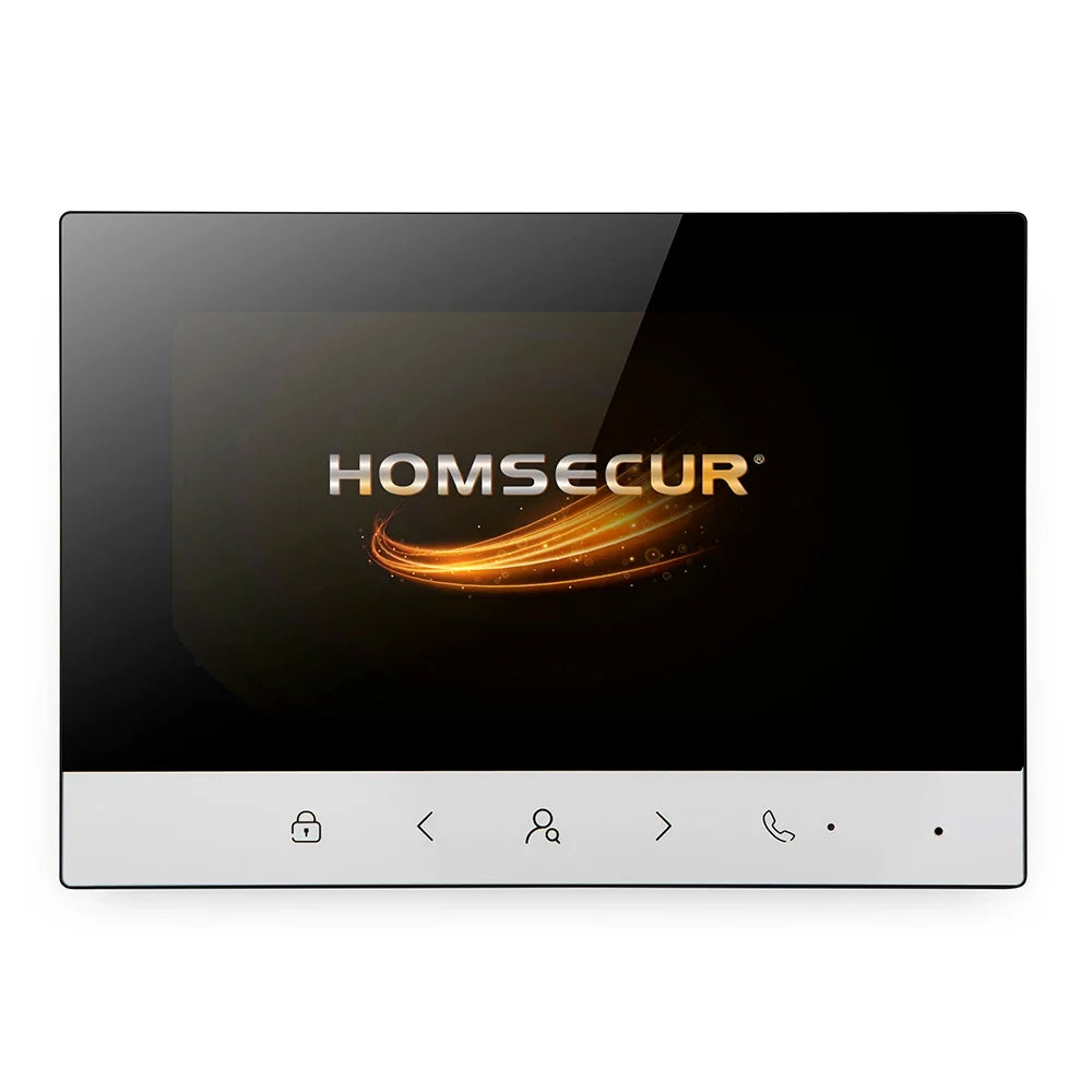 HOMSECUR 7" HD Video Door Phone Intercom Doorbell Auto Snapshot For 2 Families