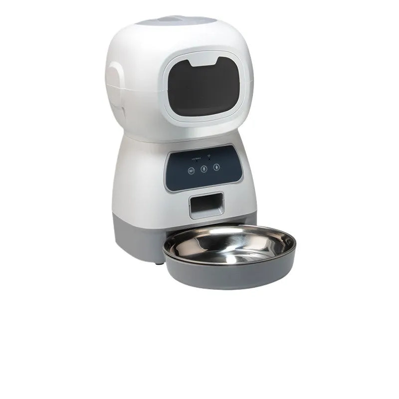 Intelligent Pet Feeder Timed Automatic Quantitative Feeding Machine For Cats Cat Food Dog Food Self-service Feeding For Dogs New