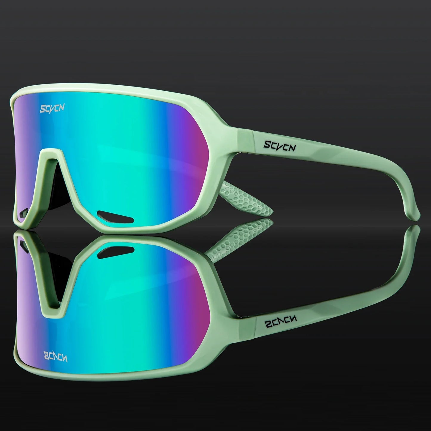 Scvcn Photochromic Sunglasses Cycle Glasses for Men Sun Mountain Bike Bicycle Cycling Eyewear Goggles Sports UV400 Polarized MTB
