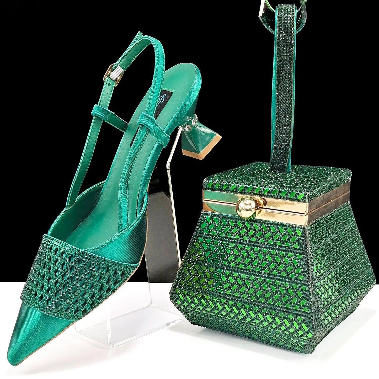 Zapatos y bolsos a juego para mujer, set HAS1-32