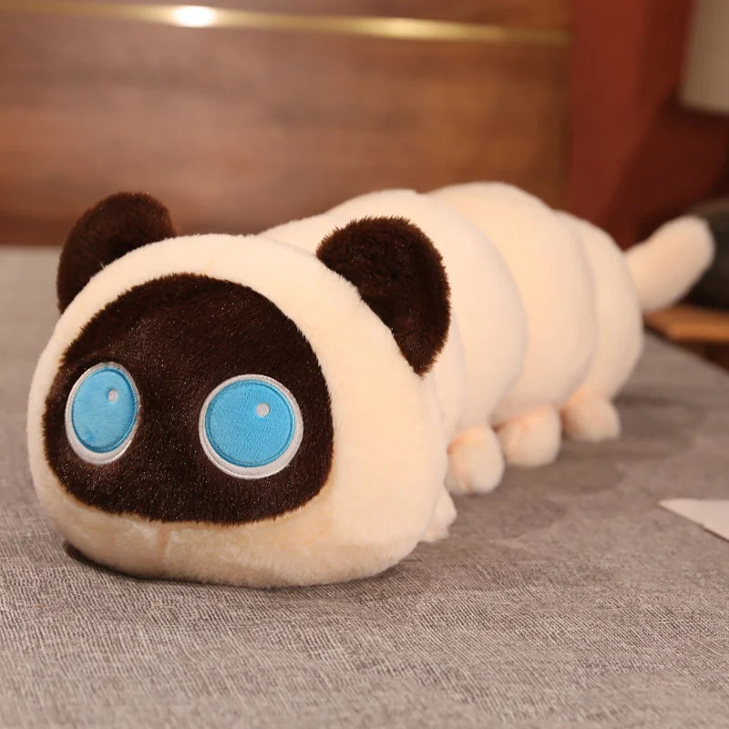Peluche de gato oruga