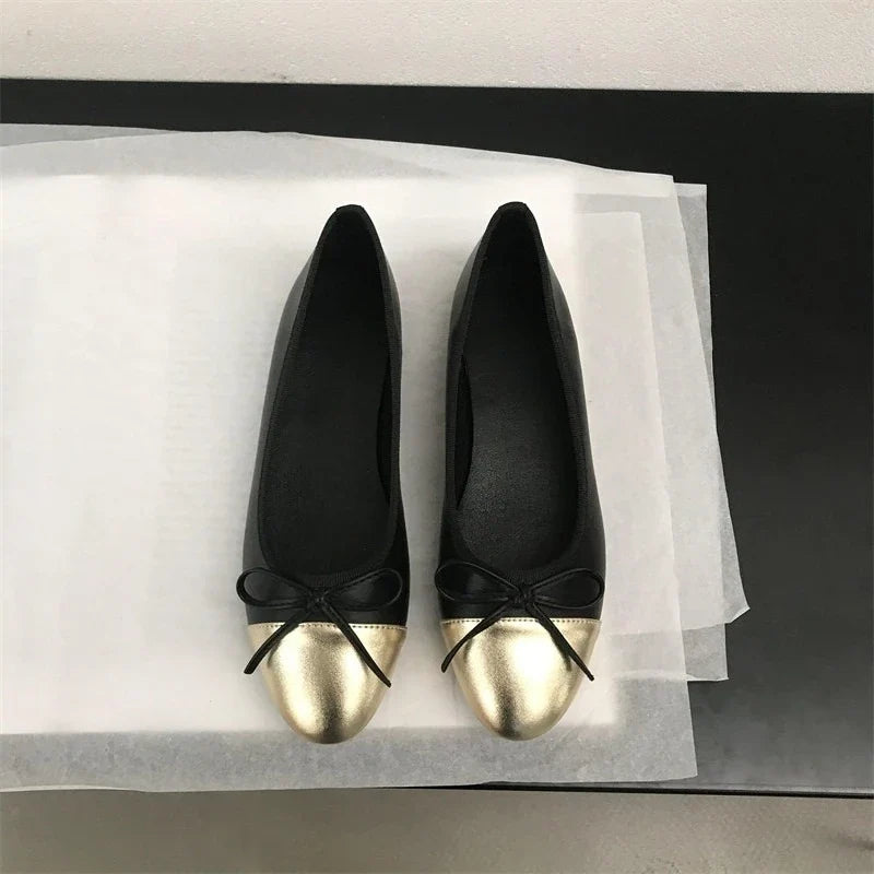 2026 New Spring Butterfly-knot Women Loafer Elegant Mix Colors Slip On Shoes Laides Comfort Soft Sole Ballet Flats Single Shoes