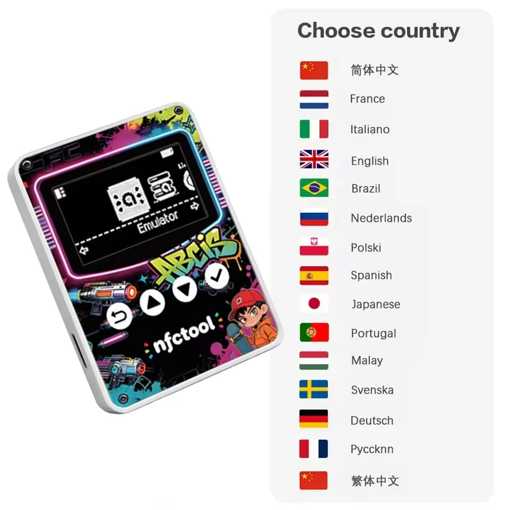 For Amiibo OLED Simulator iNFC Bluetooth Rechargeable Emulator for Switch/Switch 2/Lite OLED 3DS Wii U Wireless Game Accessory