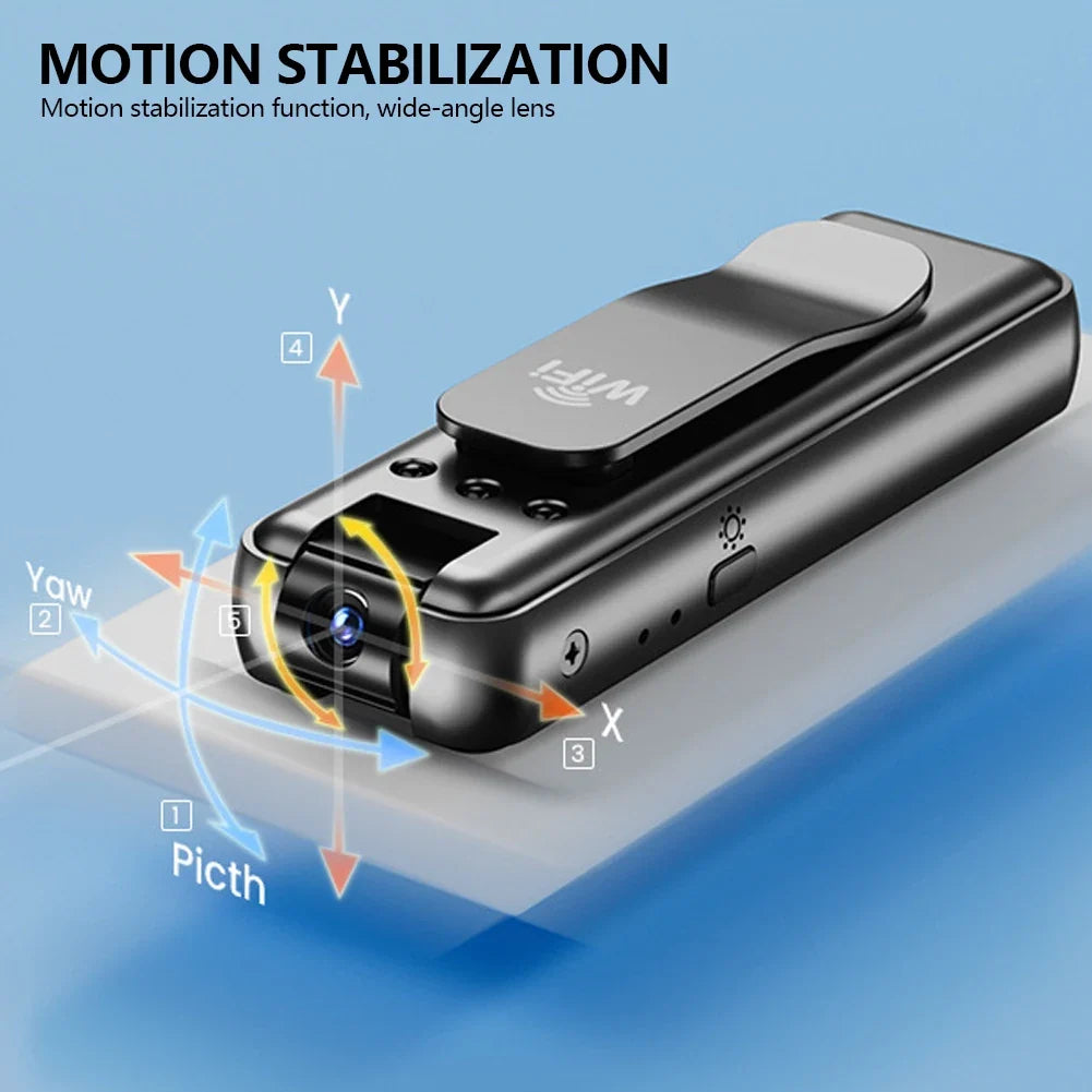 Portable WiFi Wireless Surveillance Camera Video Audio Recording All-in-One Motion Detection Camera for Home Security Outdoor