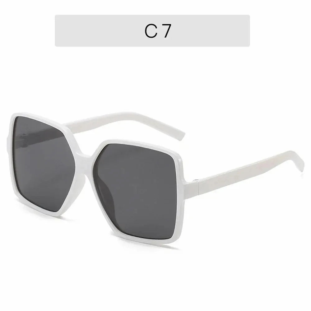 Oversized Square Fashion Gradient Color Sunglasses for Men and Women Driving Beach Party Travel Use