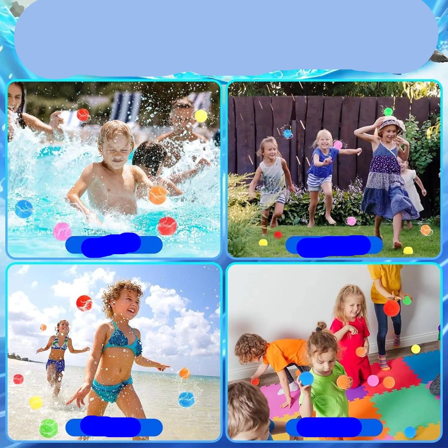 Summertime Splash Reusable Water Balloons