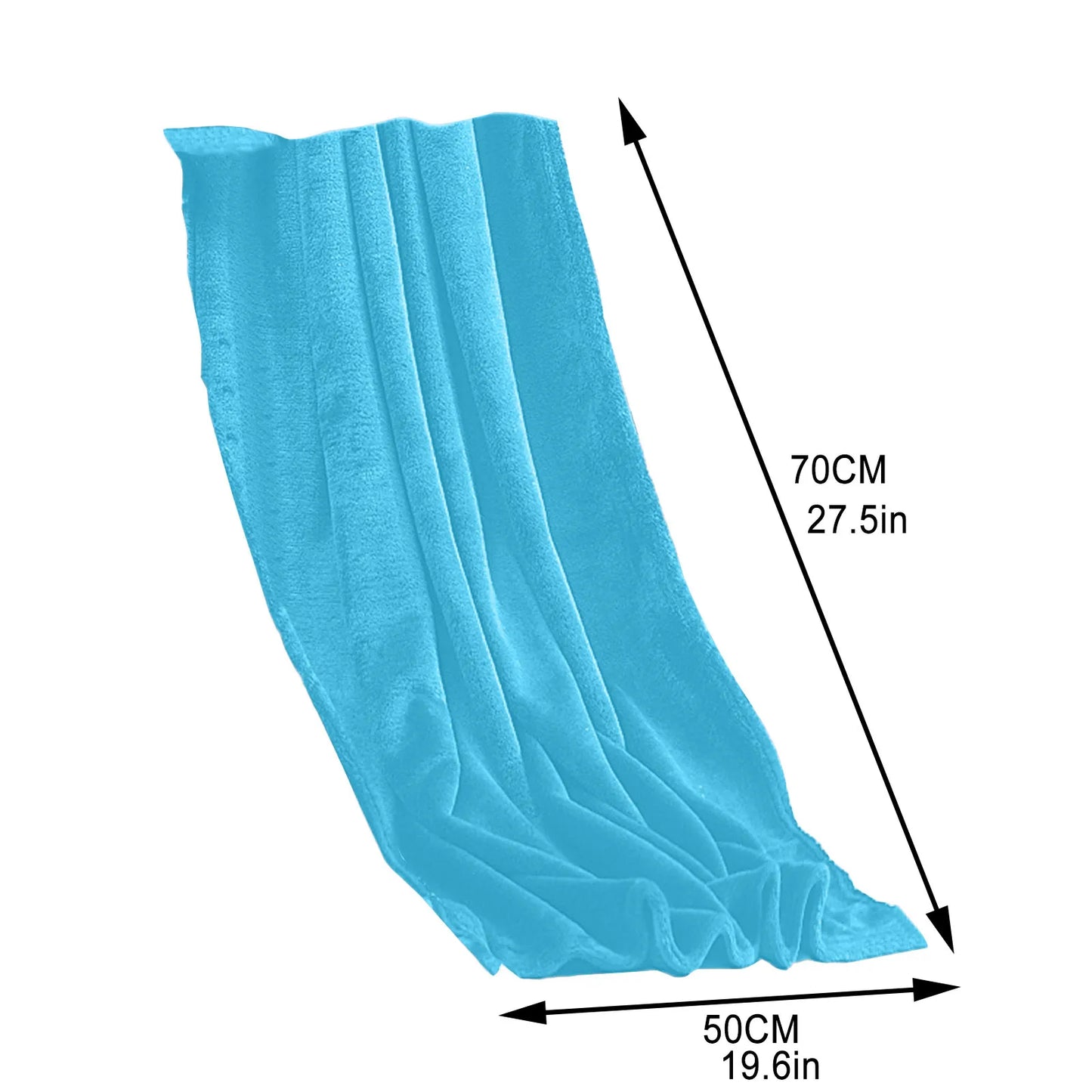 Plain Flannel Coral Blanket Small Fleece Sheet Super Warm Solid Micro Plush Fleece Blanket Throw Rug Sofa Bedding Supplies