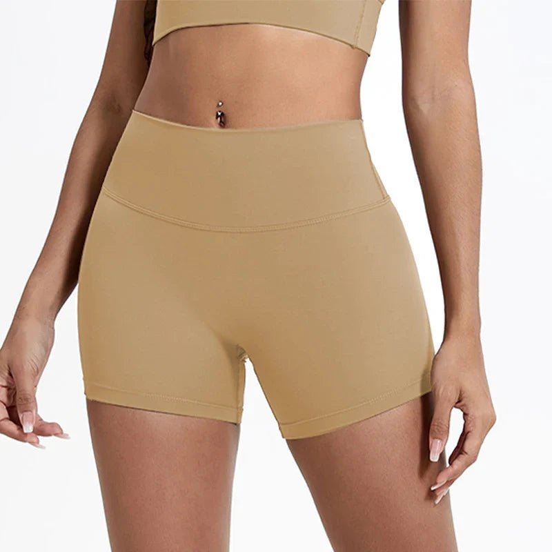 Pantalones cortos de gimnasio tipo leggings con efecto push-up para glúteos de mujer