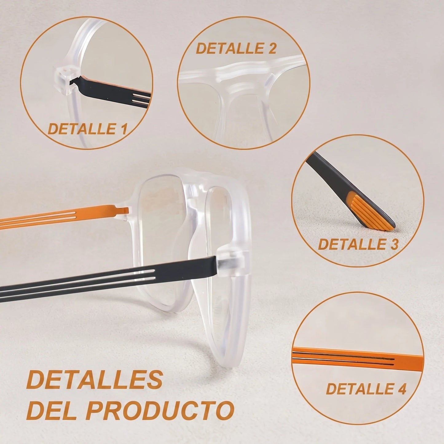 Progressive Multifocal Reading Glasses Intelligent Zoom Anti Blue Light Eyewear Alloy Temples Square Clear/Red Coating Glasses