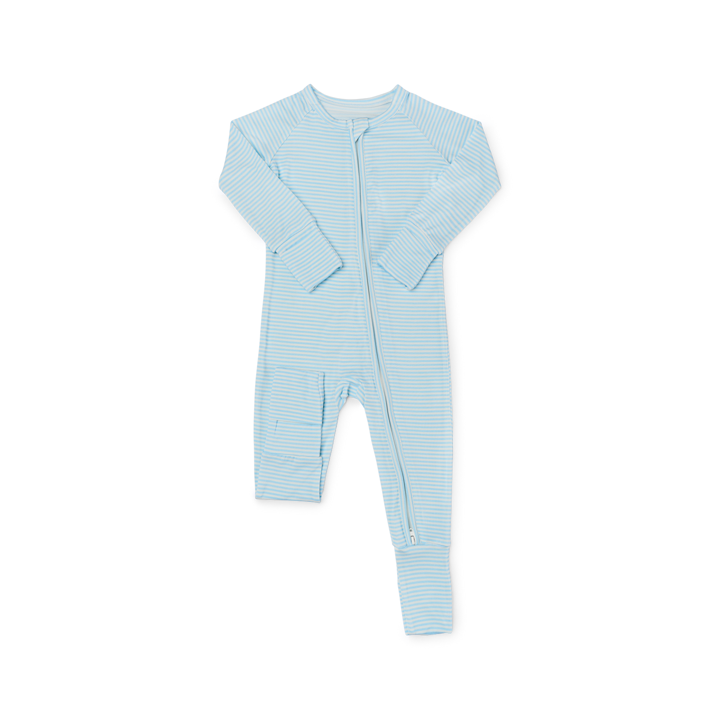 Pijama de bambú con rayas marinas
