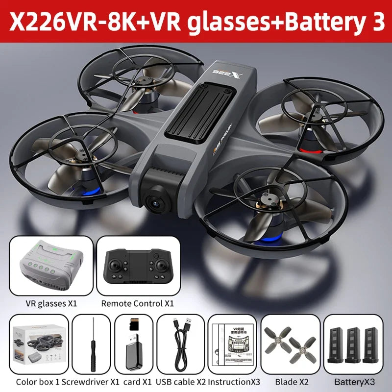 Lenovo Drone With screen RC 8K Professional HD Aerial Photography GPS Laser obstacle avoidance Three-axis gimbal Aircraft