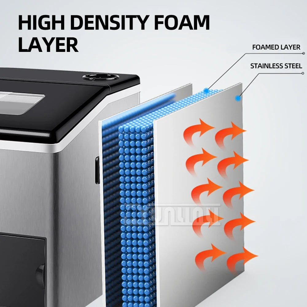 Automatic Commercial Ice Maker Crusher Portable Electric Ice Machine Iijsklontjes Snow Maker Machine