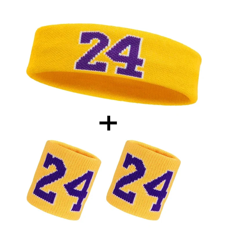 Cotton Sports Headband with Wrist Guard