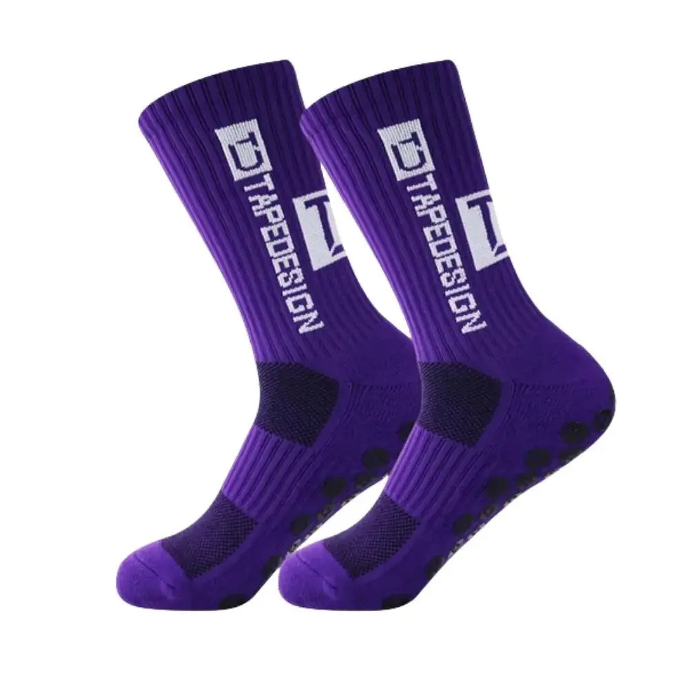 Men's & Women's Football & Running Socks  Anti Slip Grip