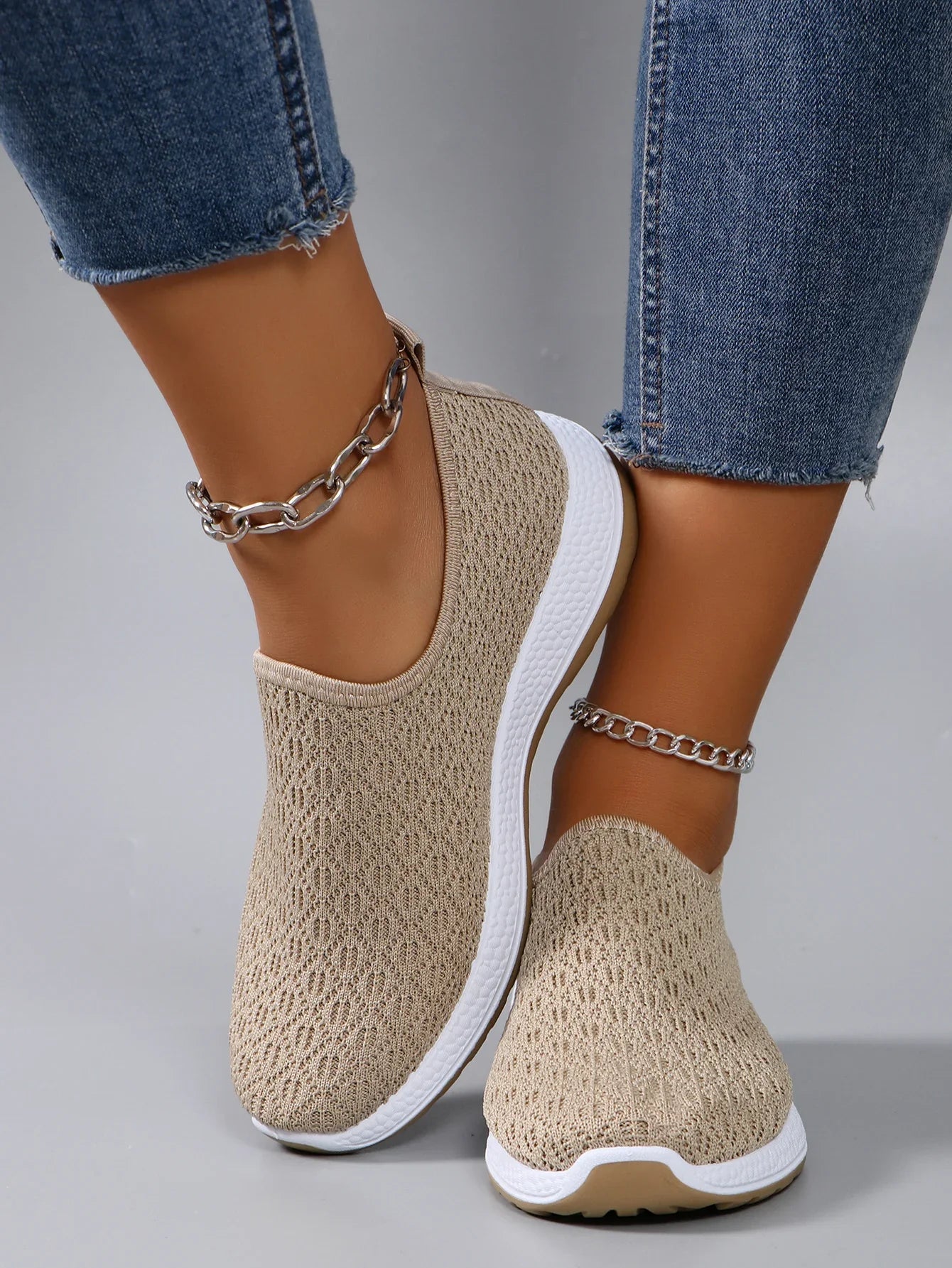 Women's summer breathable mesh flat shoes，women's shoes，casual sneakers shoes, clearance free shipping