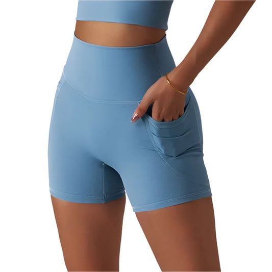High Waisted Yoga Shorts for Women