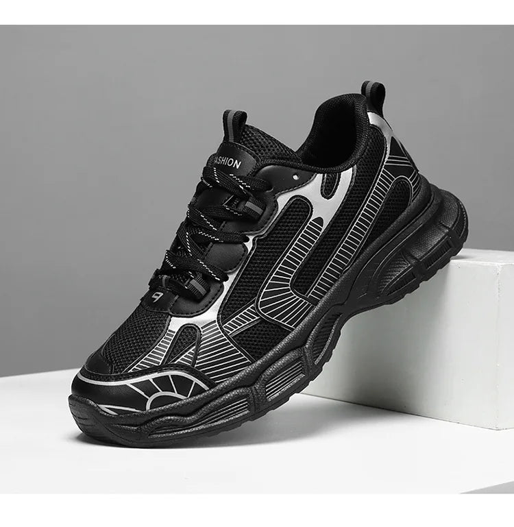 Sneakers Women Trends  Platform Shoes Lightweight Outdoor Sports Shoes Breathable Running Shoes Lace Up Casual
