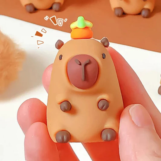 Sacapuntas de Capibara Kawaii