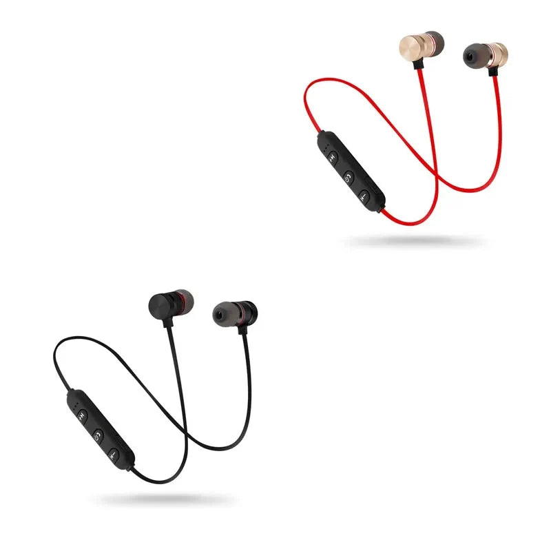 1/2/3/4pcs Bluetooth Earphone Sports Neckband Magnetic Wireless
