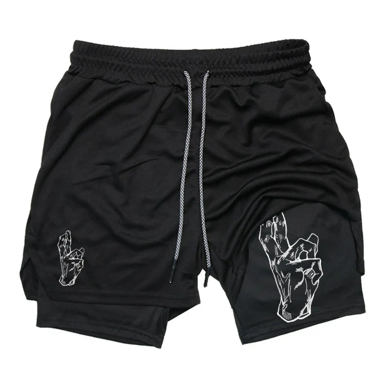 Pantalones cortos de alto rendimiento FlexiFit 2 en 1