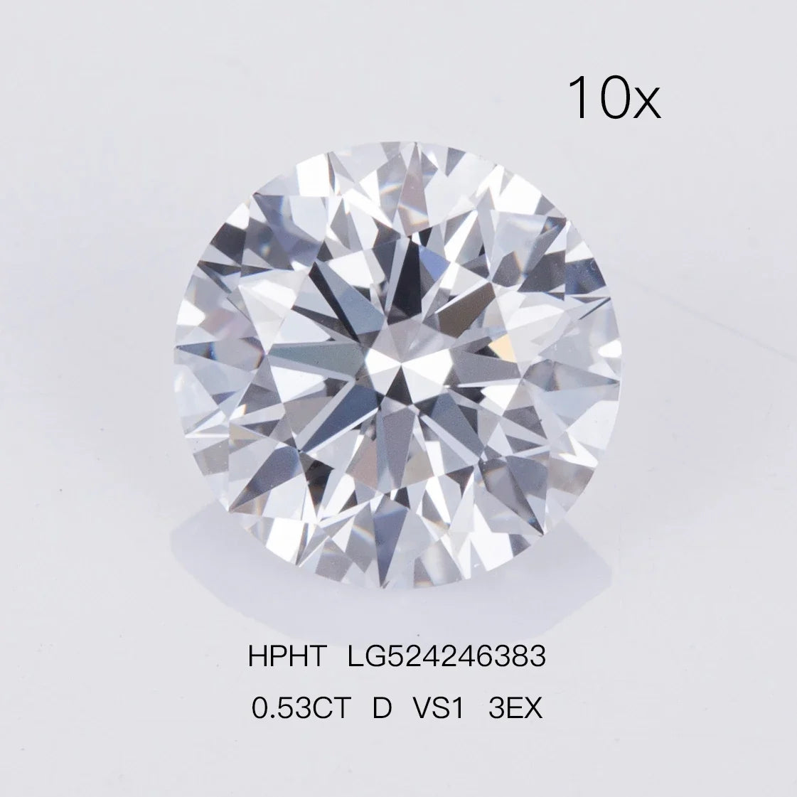0.3ct 0.5ct 0.8ct 1ct 1.5ct 2ct 3ct Round Lab Grown Diamonds with IGI