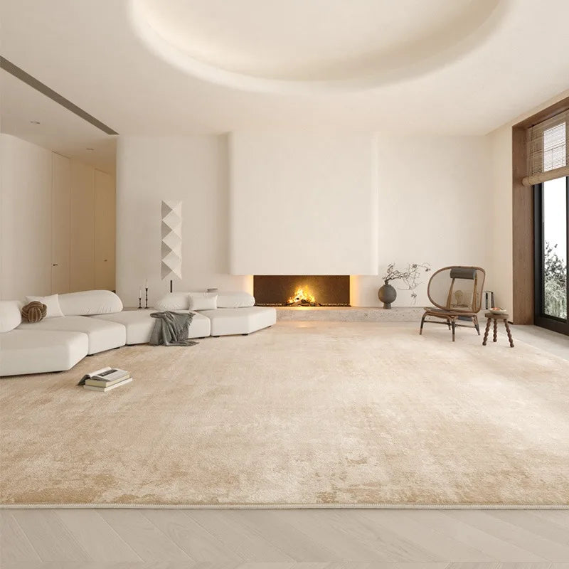 VIKAMA Modern Light Luxury Washed Carpet Living Room Bedroom Floor Mat Home Decoration Can Be Wiped Folding Cloakroom Carpet