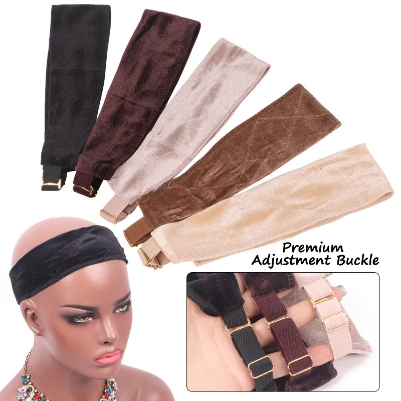 Nueva banda invisible para pelucas Plussign, diadema de agarre para pelucas de encaje frontal, 1 unidad/lote, color nude, banda de terciopelo antideslizante para sujetar pelucas