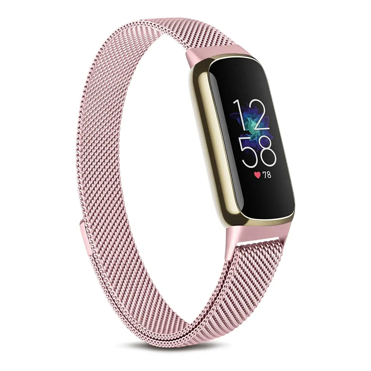 Fitbit Luxe Steel Magnetic Band - Elegant Mesh Design