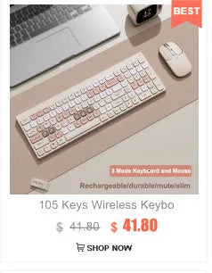 Fashion Keyboard and Mouse Set Wireless PC Gamer Keyboards and Mouse Kit Ultra Thin Office Ergonomic Gaming Keypad Mice Purple