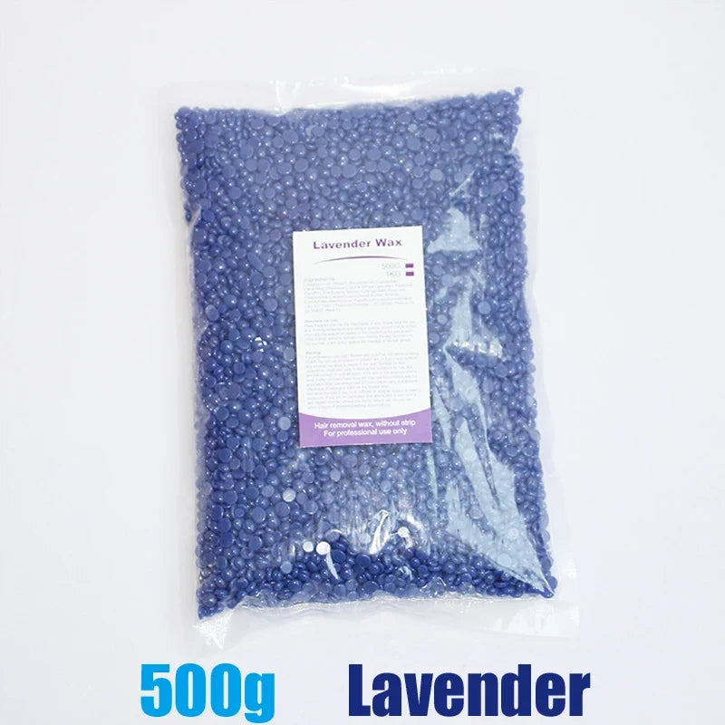 500g/200g/50g Hard Wax Beans for Hair Removal Body European Brazilian Pearl for Wax Warmer Waxing Beans for Wax Heater Machine