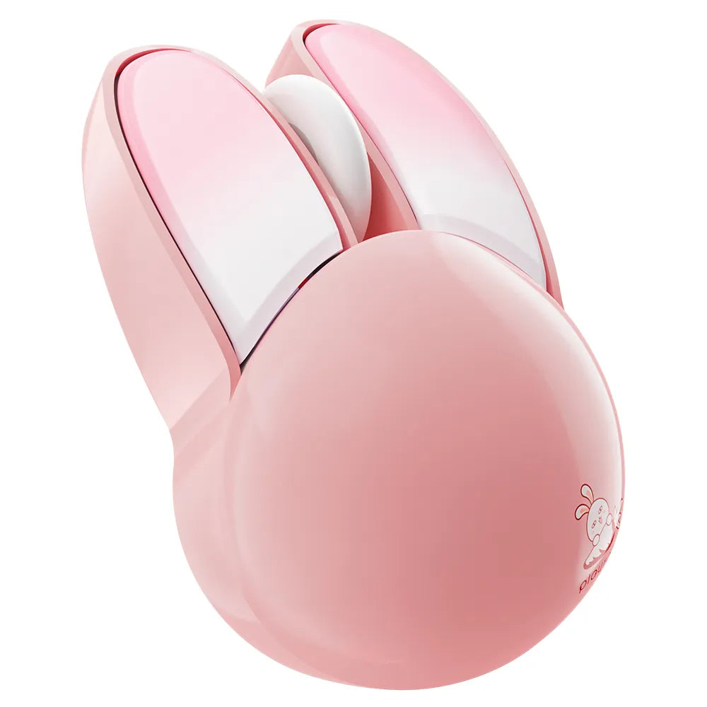 Ratón de computadora inalámbrico con diseño de conejo