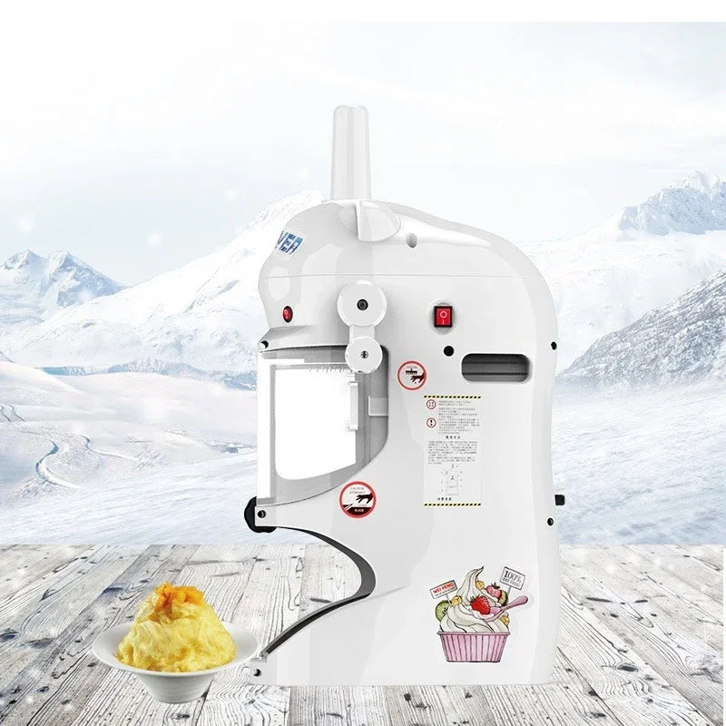 Commercial Continuous Ice Machine Commercial Snowflake Ice Machine Crushing Ice Fancy Sand Electric Snowflake Slush Machine
