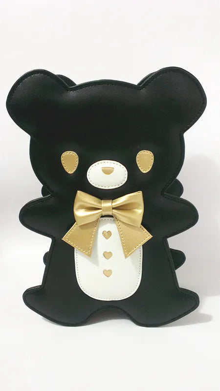 Mochila de oso con pajarita