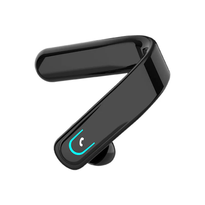Bluetooth Business Headset Wireless Bluetooth5.0 Earphone Waterproof Sport Earhook Headphone HIFI Stereo Earbuds with Microphone