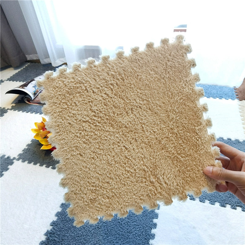 Baldosas de alfombra de felpa