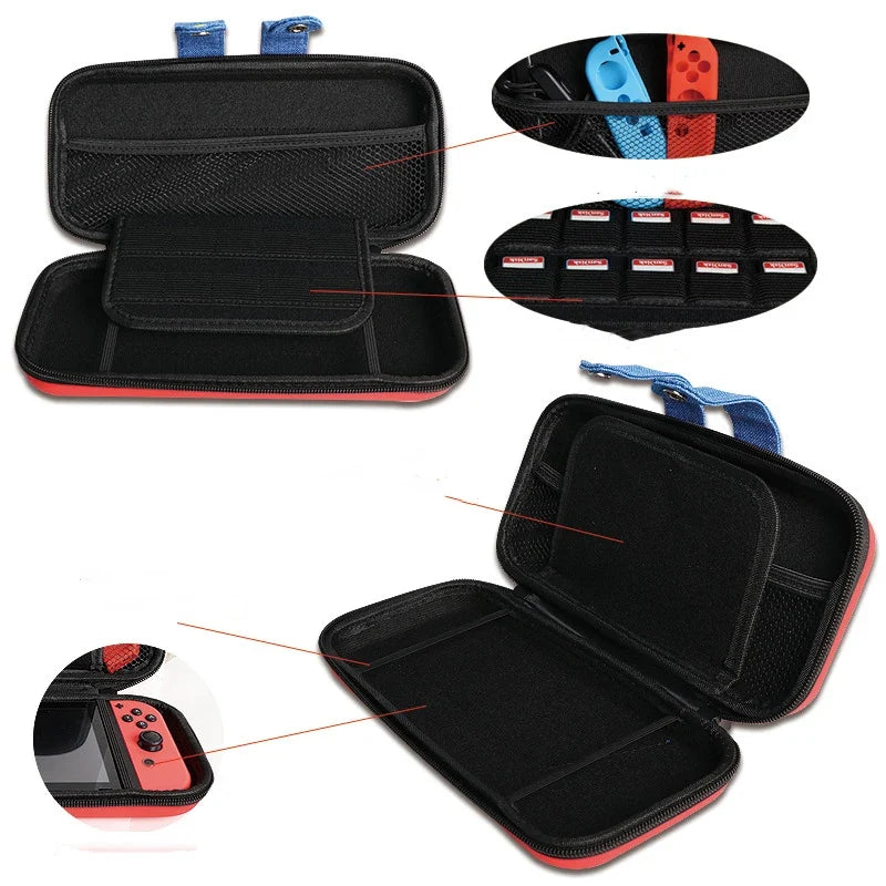 For  Switch Storage Bag Portable Ns Console Switch OLED Game Accessories Carrying Case Waterproof Classic Bag