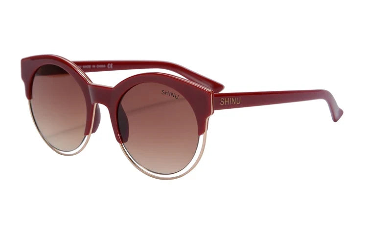 Trendy sunglasses woman luxury 2026 TR90 Frame glasses fashion UV400 Protection with Glasses case for outdoor Sunshade glasses